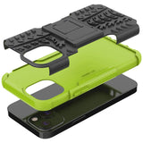 Sturzsichere, robuste Outdoor Handyhülle für iPhone 13 Mini in Grün