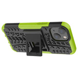 Sturzsichere, robuste Outdoor Handyhülle für iPhone 13 Mini in Grün
