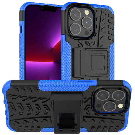 Sturzsichere, robuste Outdoor Handyhülle für iPhone 13 Pro Max in Blau