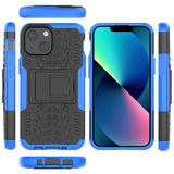 Sturzsichere, robuste Outdoor Handyhülle für iPhone 14 Plus in Blau