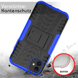 Sturzsichere, robuste Outdoor Handyhülle für iPhone 7 / 8 / SE 2 / SE 3 in Blau