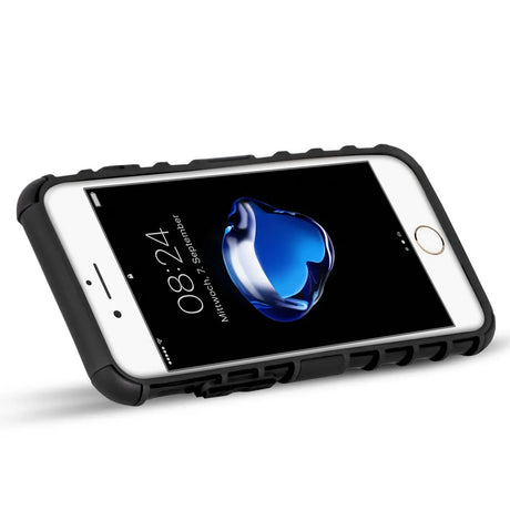 Sturzsichere, robuste Outdoor Handyhülle für iPhone 7 / 8 / SE 2 / SE 3 in Schwarz