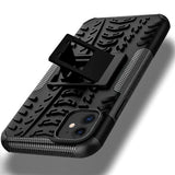 Sturzsichere, robuste Outdoor Handyhülle für iPhone 7 / 8 / SE 2 / SE 3 in Schwarz