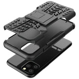 Sturzsichere, robuste Outdoor Handyhülle für iPhone 7 / 8 / SE 2 / SE 3 in Schwarz