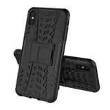 Sturzsichere, robuste Outdoor Handyhülle für iPhone X / XS in Schwarz
