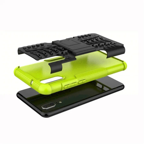 Sturzsichere, robuste Outdoor Handyhülle für Huawei P20 in Grün