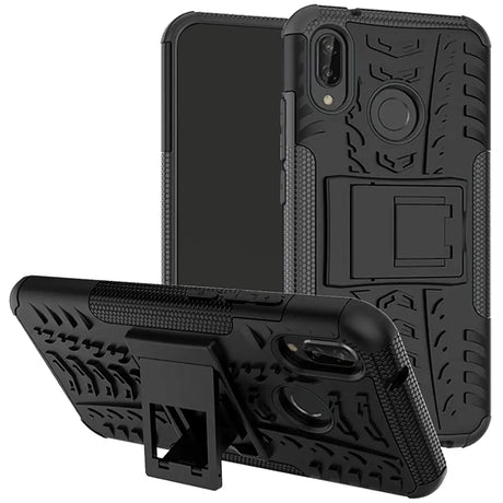Sturzsichere, robuste Outdoor Handyhülle für Huawei P20 Lite in Schwarz