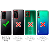 Sturzsichere, robuste Outdoor Handyhülle für Huawei P40 in Blau