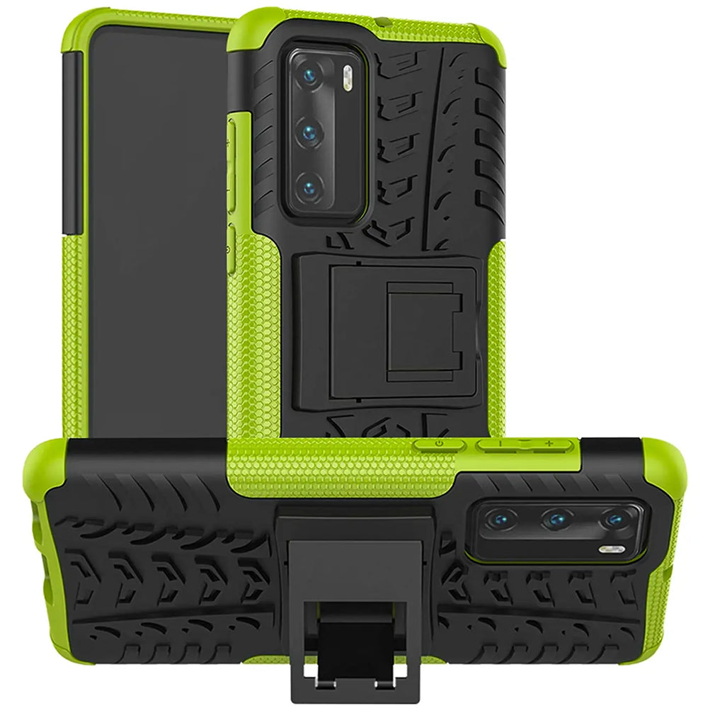 Sturzsichere, robuste Outdoor Handyhülle für Huawei P40 in Grün