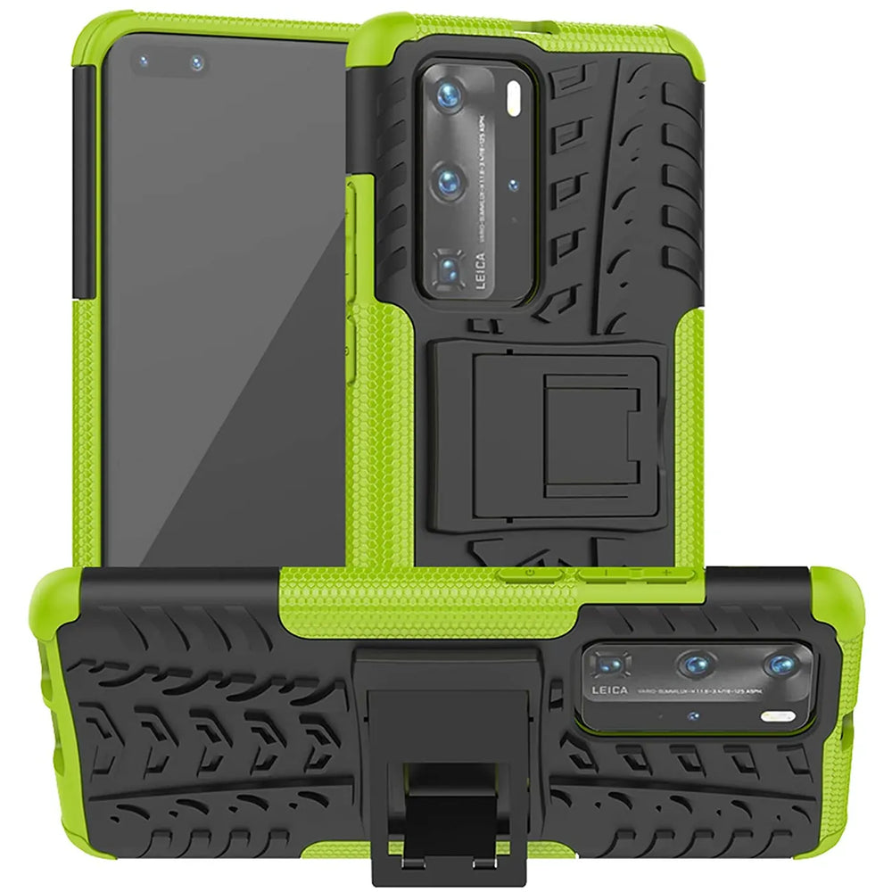 Sturzsichere, robuste Outdoor Handyhülle für Huawei P40 Pro in Grün