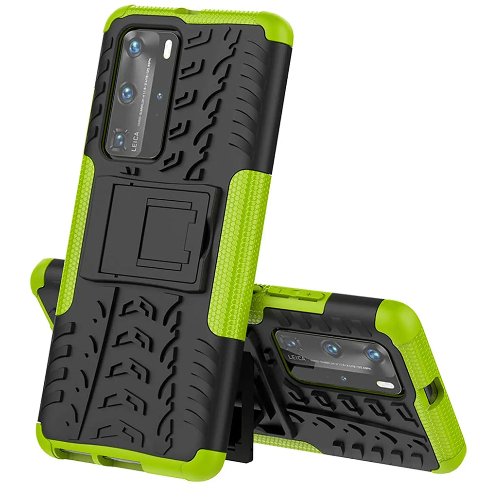 Sturzsichere, robuste Outdoor Handyhülle für Huawei P40 Pro in Grün