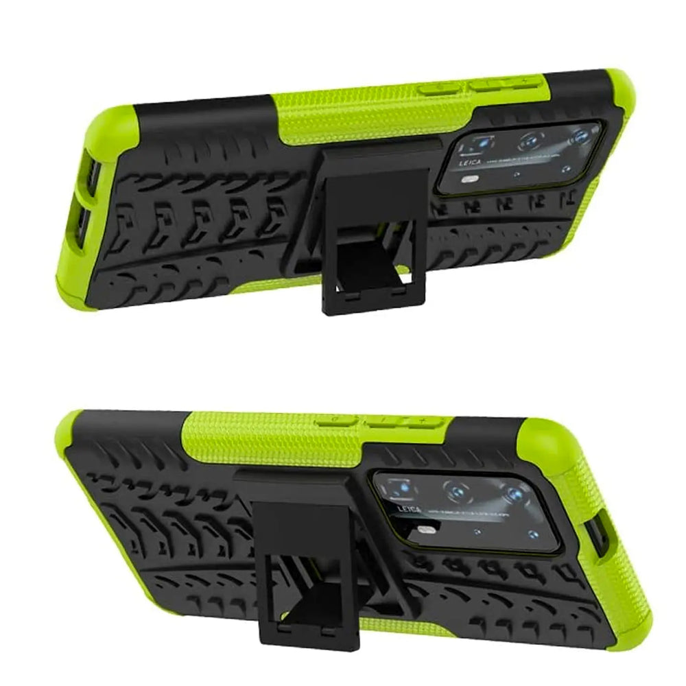 Sturzsichere, robuste Outdoor Handyhülle für Huawei P40 Pro in Grün