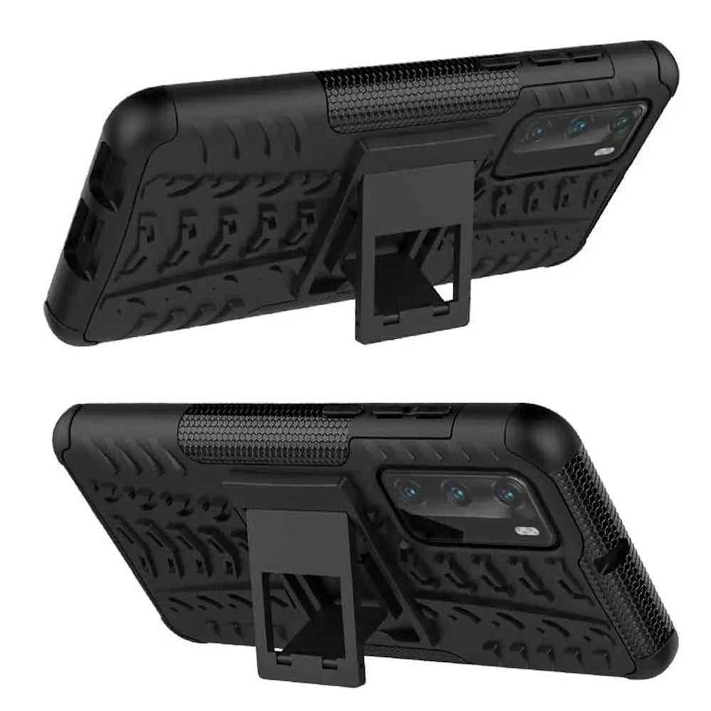 Sturzsichere, robuste Outdoor Handyhülle für Huawei P40 in Schwarz