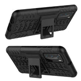 Sturzsichere, robuste Outdoor Handyhülle für Huawei P40 in Schwarz