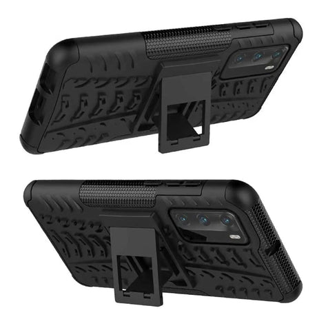 Sturzsichere, robuste Outdoor Handyhülle für Huawei P40 in Schwarz