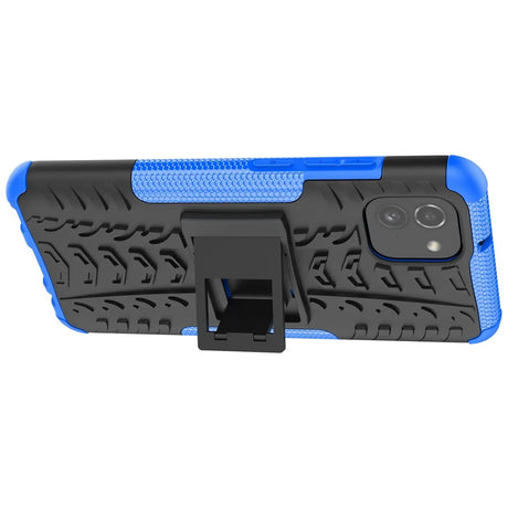 Sturzsichere, robuste Outdoor Handyhülle für Samsung Galaxy A03 in Blau