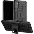 Sturzsichere, robuste Outdoor Handyhülle für Samsung Galaxy A03s in Schwarz