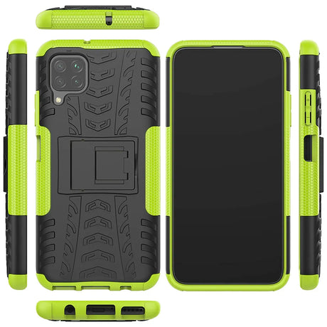 Sturzsichere, robuste Outdoor Handyhülle für Samsung Galaxy A12 / M12 in Grün