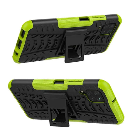 Sturzsichere, robuste Outdoor Handyhülle für Samsung Galaxy A12 / M12 in Grün