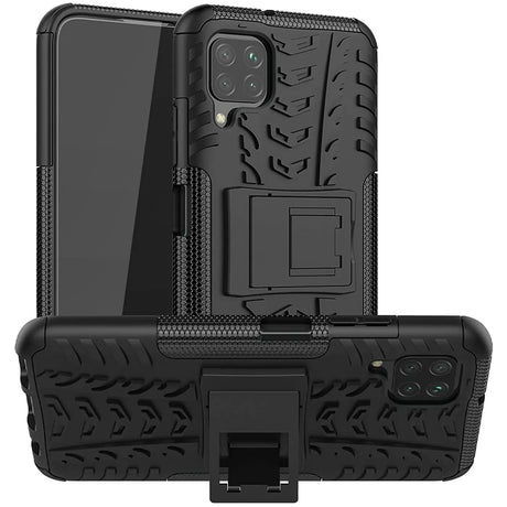 Sturzsichere, robuste Outdoor Handyhülle für Samsung Galaxy A12 / M12 in Schwarz