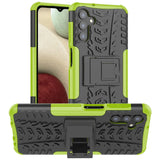 Sturzsichere, robuste Outdoor Handyhülle für Samsung Galaxy A14 4G / 5G in Grün