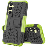Sturzsichere, robuste Outdoor Handyhülle für Samsung Galaxy A15 4G / 5G in Grün