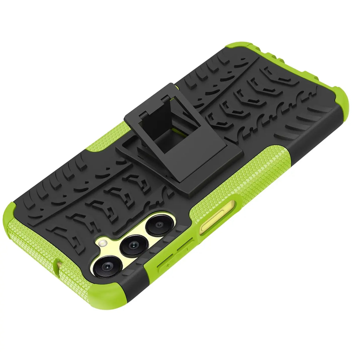 Sturzsichere, robuste Outdoor Handyhülle für Samsung Galaxy A15 4G / 5G in Grün