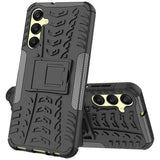 Sturzsichere, robuste Outdoor Handyhülle für Samsung Galaxy A15 4G / 5G in Schwarz