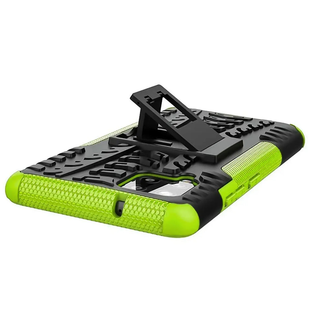 Sturzsichere, robuste Outdoor Handyhülle für Samsung Galaxy A22 4G / M32 / M22 in Grün