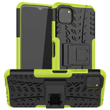 Sturzsichere, robuste Outdoor Handyhülle für Samsung Galaxy A22 5G in Grün