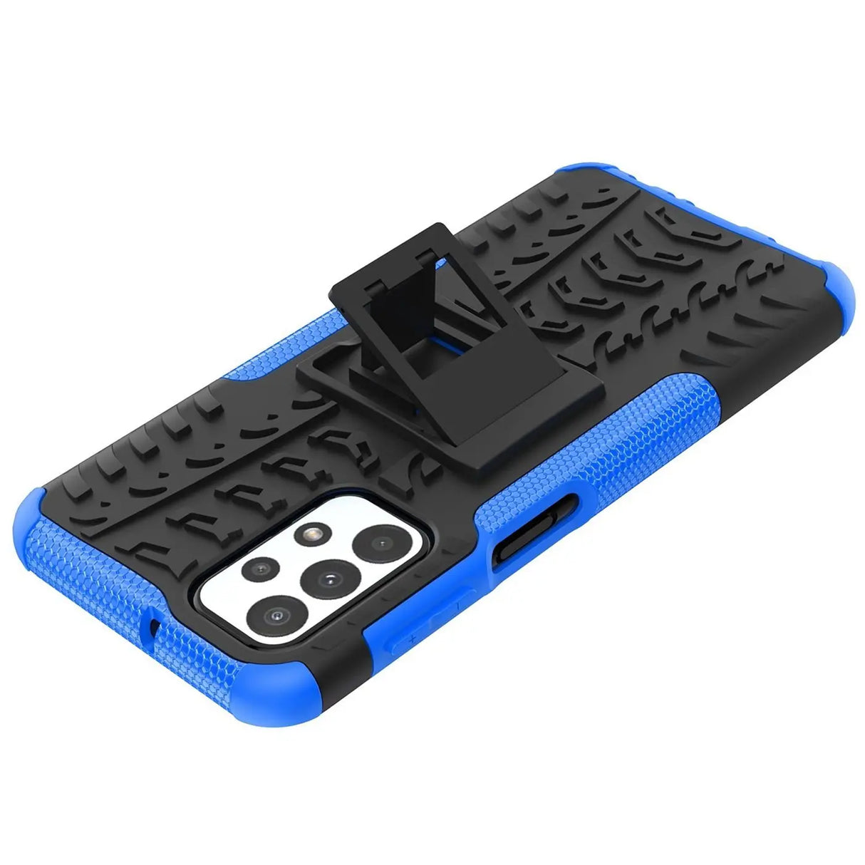 Sturzsichere, robuste Outdoor Handyhülle für Samsung Galaxy A23 5G in Blau