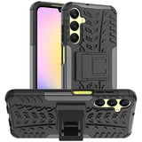 Sturzsichere, robuste Outdoor Handyhülle für Samsung Galaxy A25 5G in Schwarz