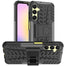 Sturzsichere, robuste Outdoor Handyhülle für Samsung Galaxy A25 5G in Schwarz