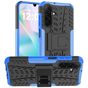 Sturzsichere, robuste Outdoor Handyhülle für Samsung Galaxy A26 5G in Blau