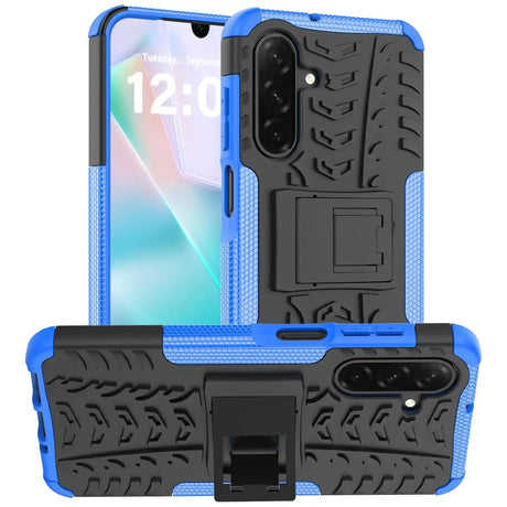 Sturzsichere, robuste Outdoor Handyhülle für Samsung Galaxy A26 5G in Blau