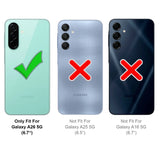 Sturzsichere, robuste Outdoor Handyhülle für Samsung Galaxy A26 5G in Blau