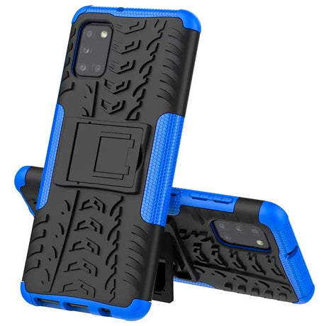 Sturzsichere, robuste Outdoor Handyhülle für Samsung Galaxy A31 in Blau