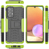 Sturzsichere, robuste Outdoor Handyhülle für Samsung Galaxy A33 5G in Grün