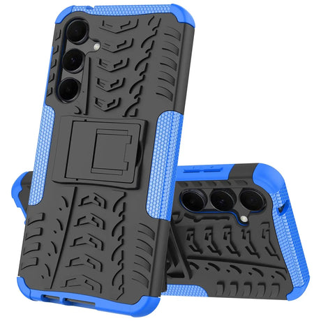 Sturzsichere, robuste Outdoor Handyhülle für Samsung Galaxy A35 5G in Blau