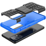 Sturzsichere, robuste Outdoor Handyhülle für Samsung Galaxy A52 / A52 5G / A52S 5G in Blau