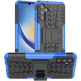 Sturzsichere, robuste Outdoor Handyhülle für Samsung Galaxy A54 5G in Blau