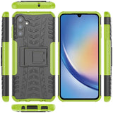 Sturzsichere, robuste Outdoor Handyhülle für Samsung Galaxy A54 5G in Grün