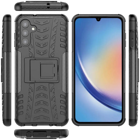 Sturzsichere, robuste Outdoor Handyhülle für Samsung Galaxy A54 5G in Schwarz