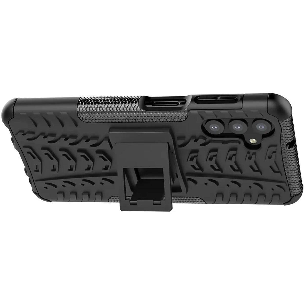 Sturzsichere, robuste Outdoor Handyhülle für Samsung Galaxy A55 5G in Schwarz