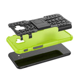 iPhone 11 Pro Max Klapphülle in Grün mit Kartenfächern und Schutz