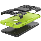 Sturzsichere, robuste Outdoor Handyhülle für Samsung Galaxy M11 in Grün