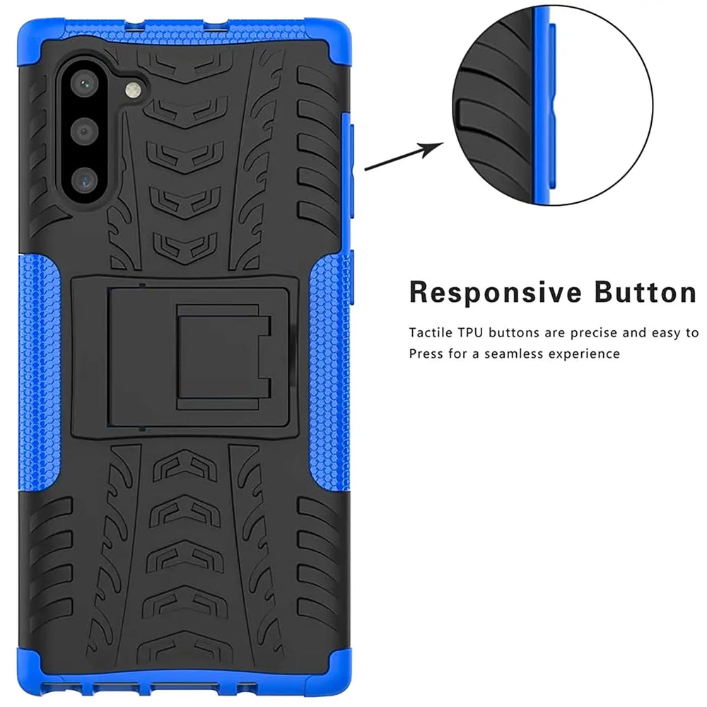 Sturzsichere, robuste Outdoor Handyhülle für Samsung Galaxy Note 10 in Blau