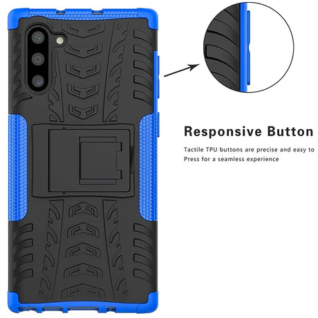 Sturzsichere, robuste Outdoor Handyhülle für Samsung Galaxy Note 10 in Blau