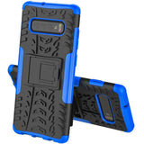 Sturzsichere, robuste Outdoor Handyhülle für Samsung Galaxy S10 Plus in Blau