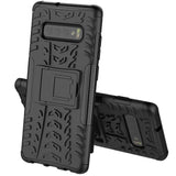 Sturzsichere, robuste Outdoor Handyhülle für Samsung Galaxy S10 in Schwarz